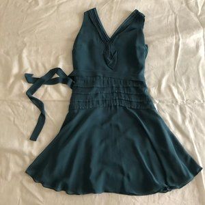 Lauren Conrad Aqua Fit and Flare Dress